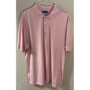 PGA Tour‎ Men's Golf Collard T-Shirt Size XL Pink